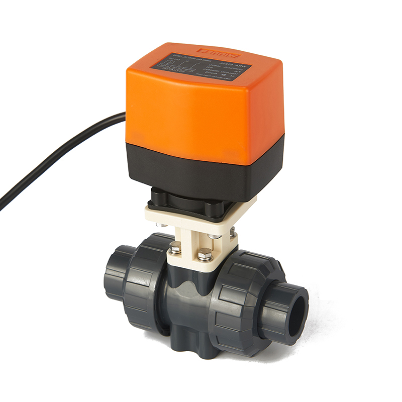 UPVC Valve Electric Actuator Plastic Ball Valves