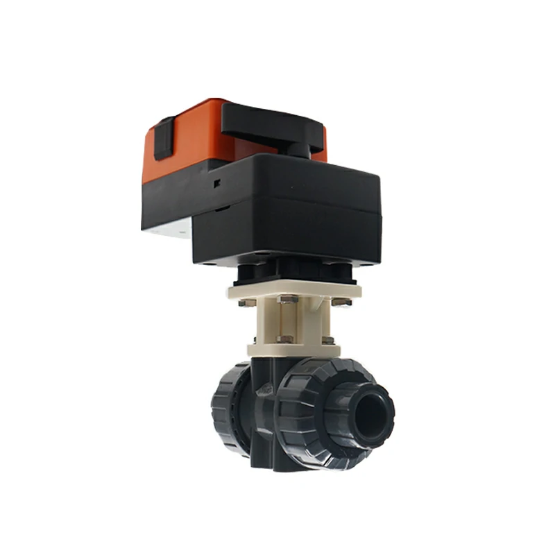 UPVC Valve Electric Actuator Plastic Ball Valves