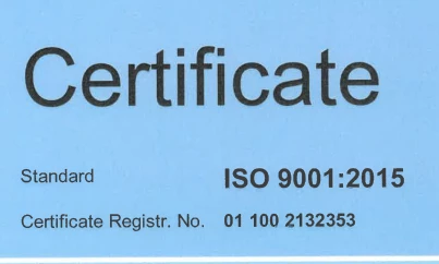 Congratulations !  Winner Company Passes ISO9001 Certification Again